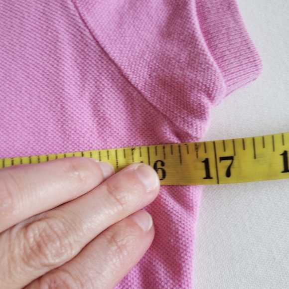 Ralph Lauren Pink Skinny Polo Shirt - Picture 9 of 10